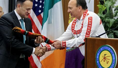 Irish Prime Minister Thanks Choctaw Nation In Oklahoma Washington Times