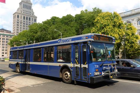 CT Transit Bus in Hartford, Connecticut, USA Editorial Photo - Image of ...