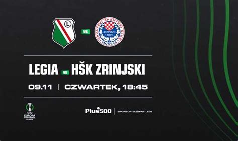 Liga Konferencji Europy Legia Warszawa Zrinjski Mostar W Tvp Sport