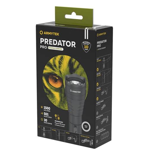 Armytek Predator Pro Magnet USB White Proce I Pestki