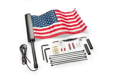 LED Lighted Flag Pole with American Flag – Ciro