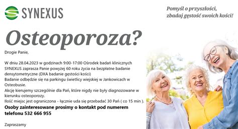 Badania W Kierunku Osteoporozy W Gminie