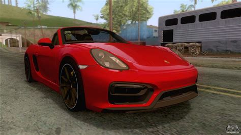 Porsche Boxster GTS 2016 Pour GTA San Andreas