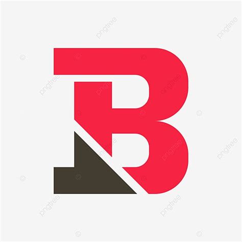 The Letter B Is Made Up Of Two Different Colors And Shapes Font