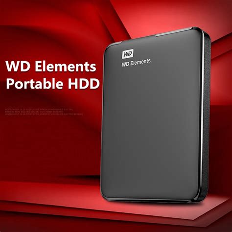 ฮาร์ดไดรฟ์ภายนอก Wd Elements 2 5 นิ้วแบบพกพา 1 Tb 2tb 3tb 4tb Usb 3 0 Fashionbeautygirl1