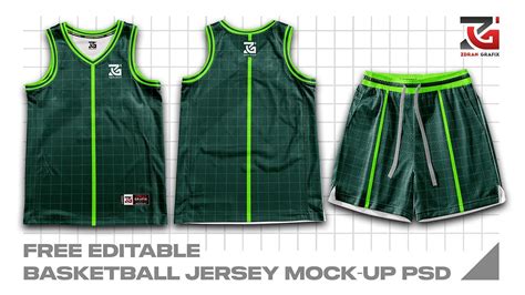 How To Make Jersey Design Free Basketball Jersey Set Mock Up Youtube