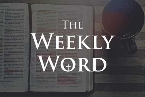 The Weekly Word A Devotion For The Week Of October 14 The Salvation