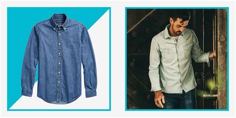 Arriba Imagen Light Blue Denim Shirt Outfit Men Abzlocal Mx