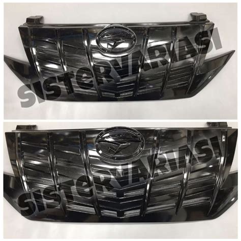 Jual Gril Grill Front Grille Cover Alphard All New Rush Terios 2018