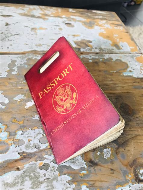 Indiana Jones Passport REPLICA - Etsy