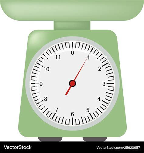 Domestic Weigh Scales Icon Cartoon Royalty Free Vector Image