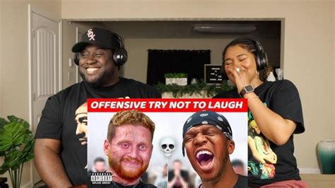 Sidemen Offensive Try Not To Laugh Kidd And Cee Reacts Youtube