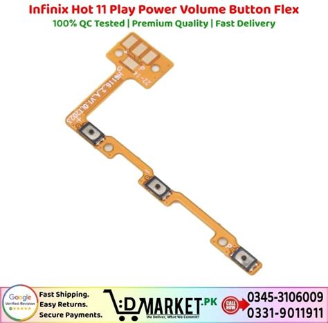 Infinix Hot Play Power Volume Button Flex Exclusive