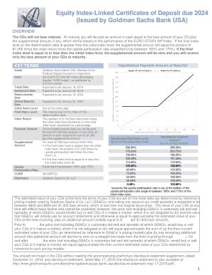 Fillable Online Equity Index Linked Certificates Of Deposit Due 2023