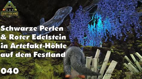 ARK LOST ISLAND Schwarze Perlen Roter Edelstein Ein Artefakt Bei