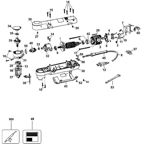 Main Assembly For DeWalt DW160 Type 1 Right Angle Drill L S Engineers