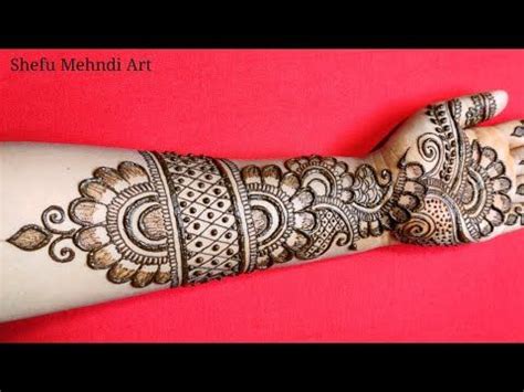 Latest full hand shaded arabic bridal mehndi designs | Engagement ...