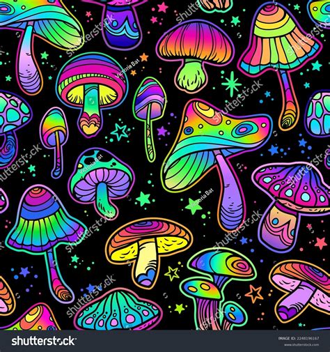 Psychedelic Mushroom Wallpaper