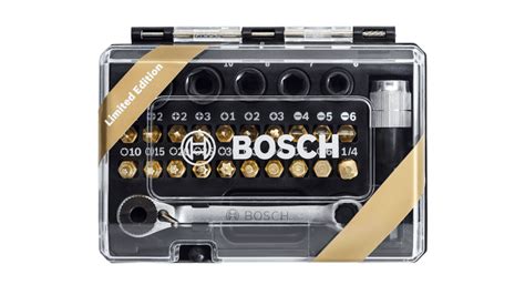 Teiliges Schrauberbit Und Ratschen Set Limited Edition Bosch Diy