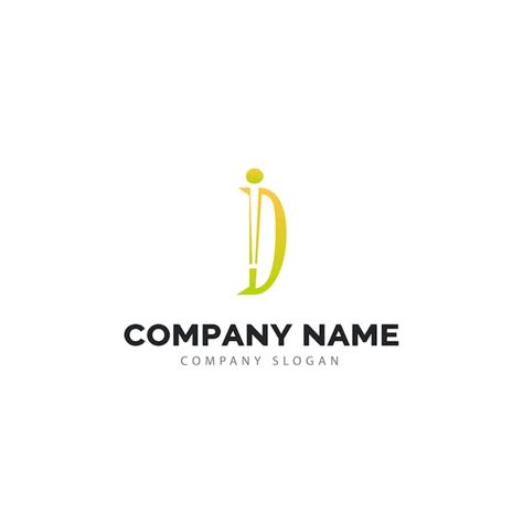 premium vector id logo