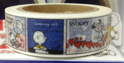 Snoopy Decorative Peanuts Comics Washi Masking Tape Over 33 Feet Lon