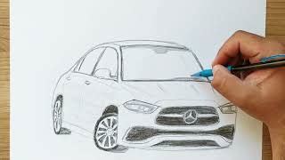 MERCEDES ÇİZİMİ MERCEDES ARABA NASIL ÇİZİLİR How to d Doovi