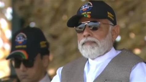 Pm Modi Witnesses Tri Service Bharat Shakti Exercise In Pokhran Today India Today