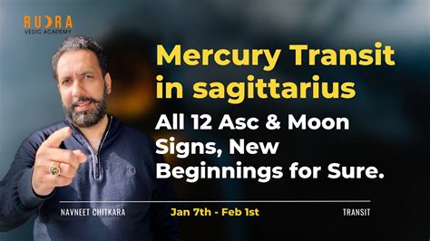 Mercury Transit In Sagittarius Jan Th Feb St All Asc Moon