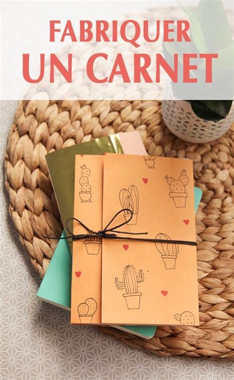 DIY FABRIQUER UN CARNET SOI MÊME Papier diy Diy Diy carnet