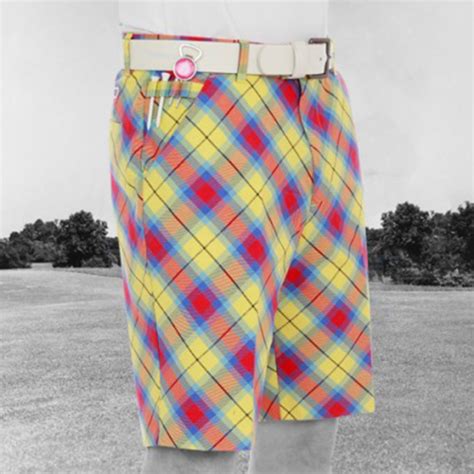 Royal & Awesome Mens Golf Shorts - Plaid Awesome Tartan at ...