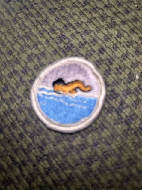 Current Issue Bsa Boy Scouts Swimming Merit Badge Patch Ebay