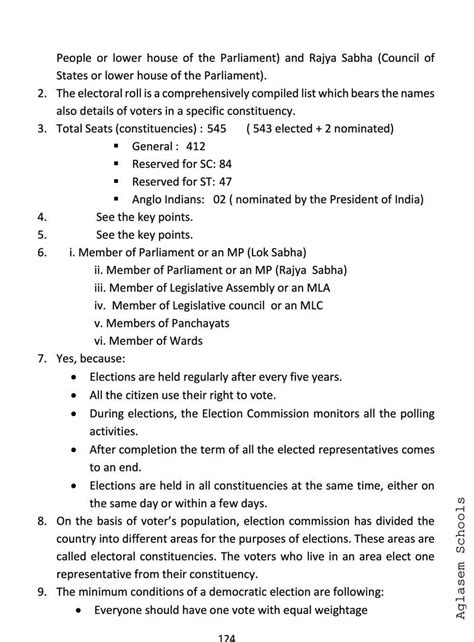 CBSE Notes Class 9 Social Science Electoral Politics