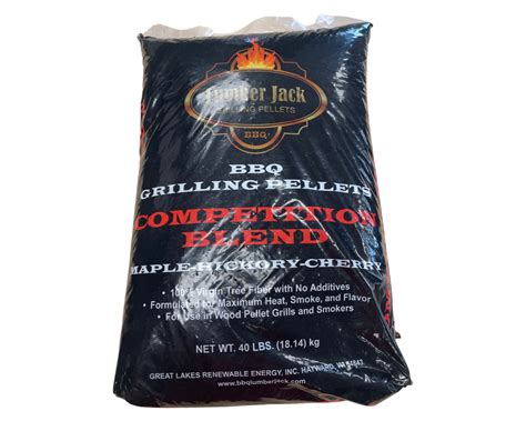 Lumberjack Wood Pellets Competition Blend Anderson Barbecue Supply