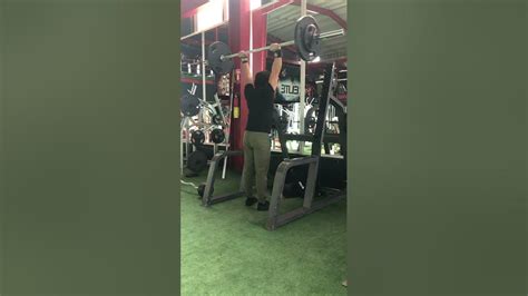 Sigma Overhead Presses 155lbs Without Further Explanation Then Leaves