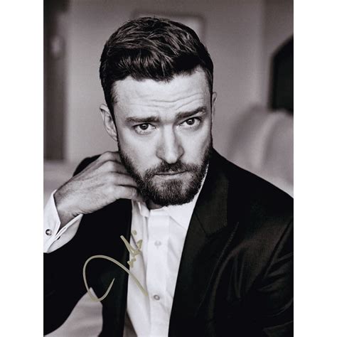 Justin Timberlake Autograph Signed Photo