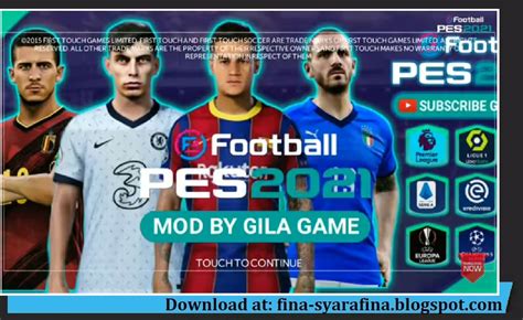 FTS 21 MOD PES 2021 FULL EUROPA UEFA NATION LEAGUE NEW KITS