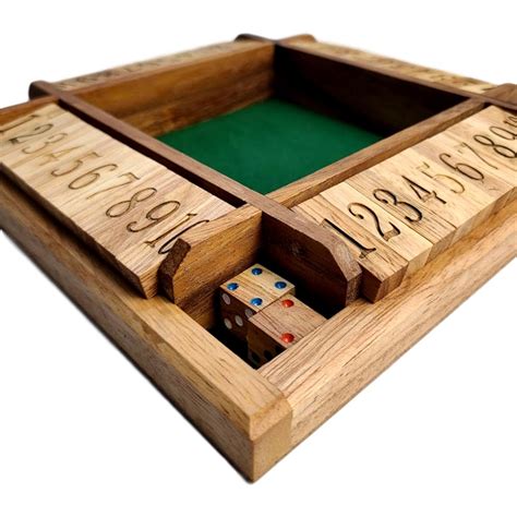 Shut Box - 4 Row version - allows unusual variations on the game