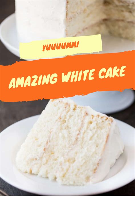 The Most Amazing White Cake Is Here Its Light And Airy And