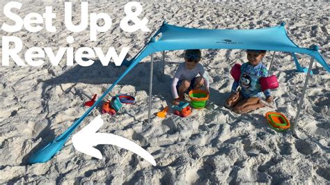 Sun Ninja Nano Beach Tent 2 Person Tent Set Up An Review YouTube