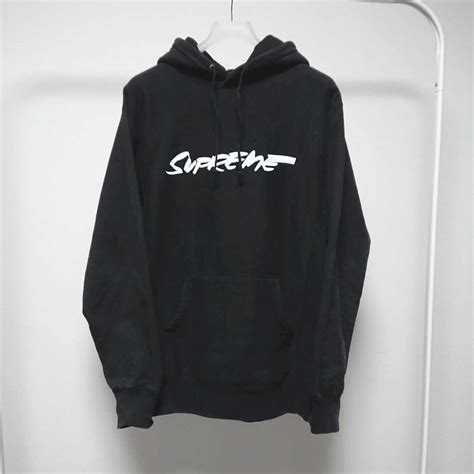 【傷や汚れあり】稀少 レア 11aw Supreme Futura Logo Pullover Hoodie Fuck You Pay Me