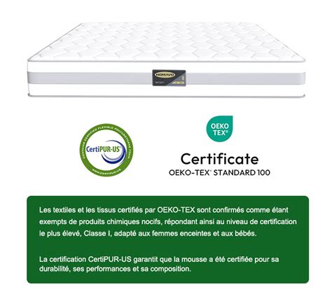 Matelas à Ressorts 90x190cm 7 Zones Epaisseur 25 Cm Dureté Moyenne