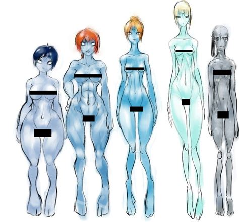 Rule 34 5girls Abs Alien Girl Black Hair Blank Eyes Blonde Hair Blue