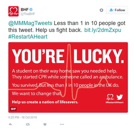 British Heart Foundation Builds Awareness With Unique Twitter Campaign