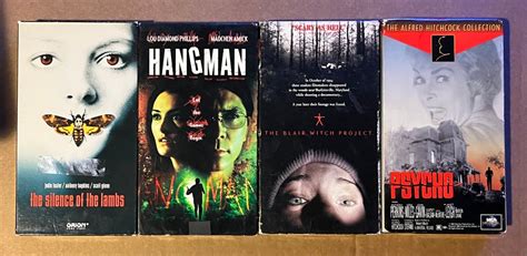 Horror Movies VHS Lot - Etsy