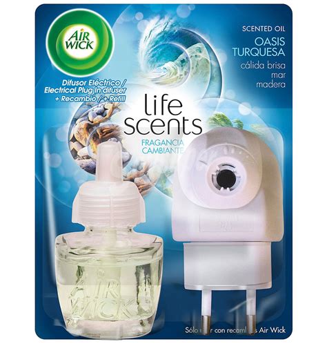 Air Wick Ambientador Life Scents Electrico Oasis Turq Ap Recambio