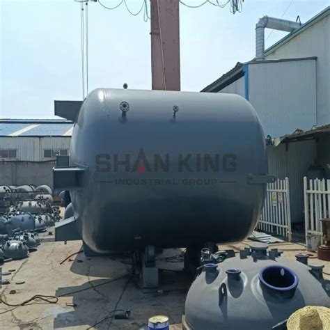 Industrial Anti Corrosion Horizontal Glass Lined Storage Tanks For