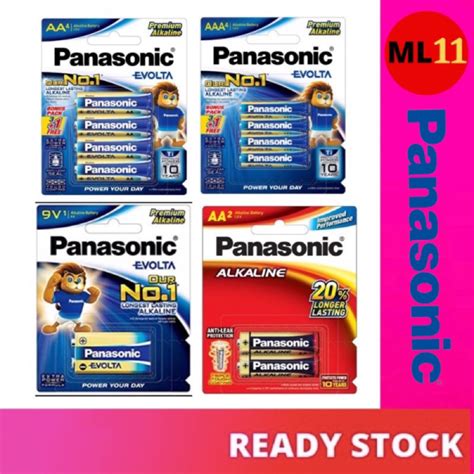 Panasonic Evolta Premium Alkaline Aa Aaa 9v Battery Shopee Malaysia