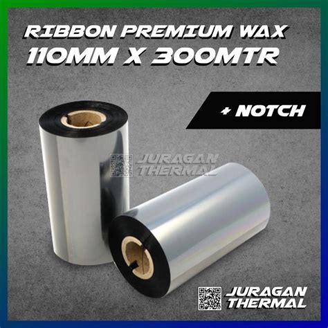 Jual Ribbon Barcode Premium Wax X Printer Label Ribbon X