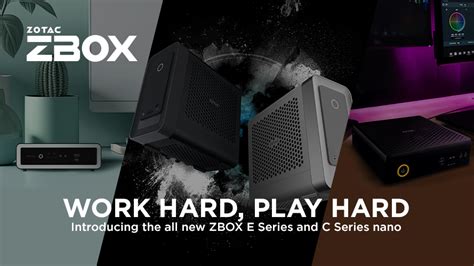 Zotac D Voile Une Nouvelle Gamme De Mini Pc Zbox E Series Et C Series