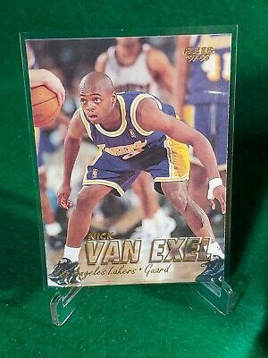 1997 98 Fleer Basketball 9 Nick Van Exel Los Angeles Lakers NBA